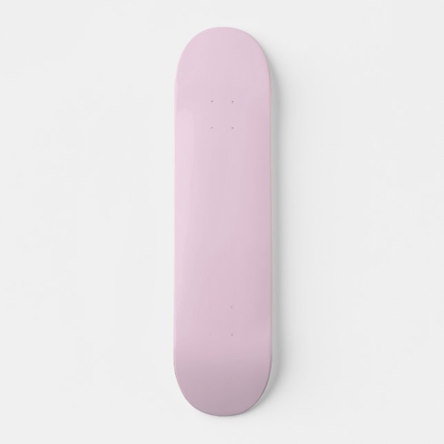 Girls Pink Blank You Design 7 3/4 Inch Skateboard (Front)