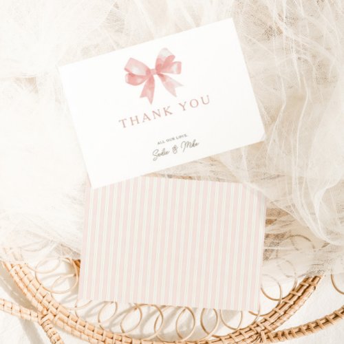 Girls' Pink Bow Feminine Coquette Baby Shower