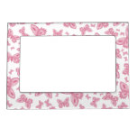 Girls Pink Butterfly Magnetic Photo Frame