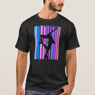 Girls Pink Ice Skating 17th Birthday Ice Dancer Fi T-Shirt
