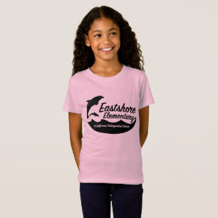 Girls' Pink Jumping Dolphin T-Shirt