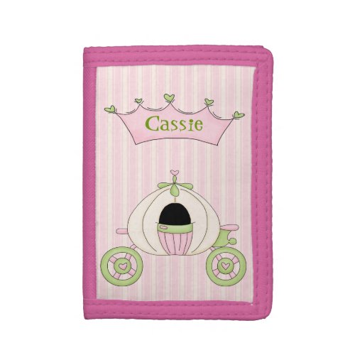 Girls Pink Princess Wallet