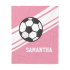 Girl's Pink Soccer Ball Sports Personalized Name