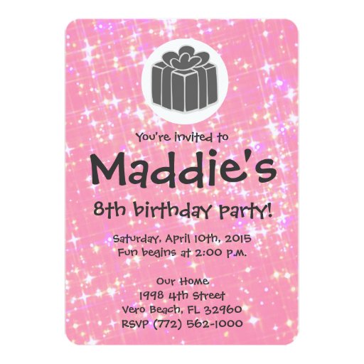 8Th Birthday Party Invitations 5