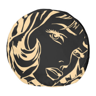 Girl's Portrait: Dismissed Hair Elegance Pouf