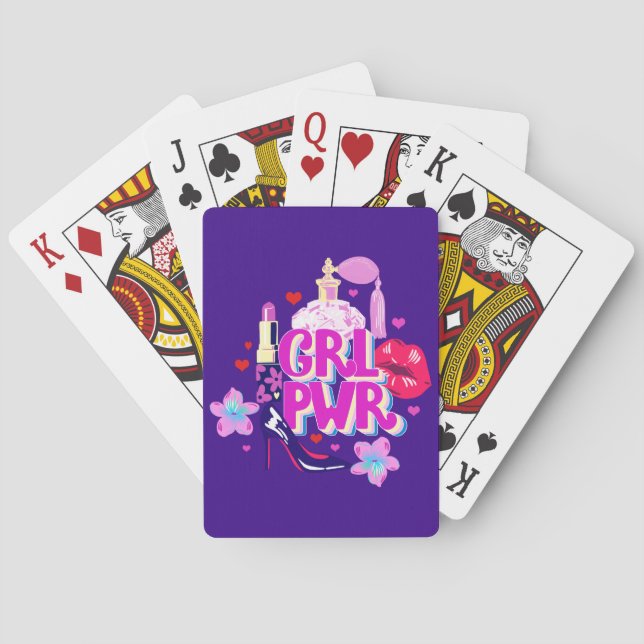 Girls Power Poker Cards (Back)