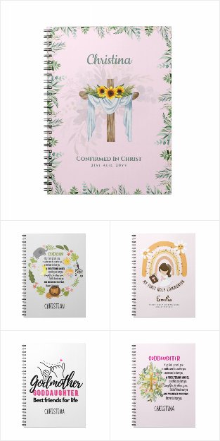 Girls Prayer or Bible Study Journals and Notebooks