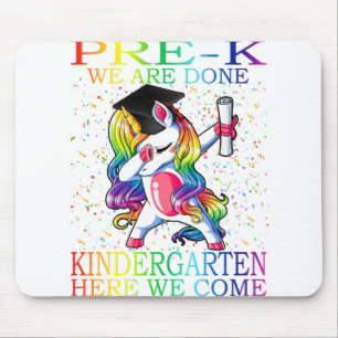Girls Pre-K Graduation Magical Unicorn Gift Mouse Pad