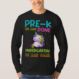 Girls Pre-K Graduation Magical Unicorn T-Shirt