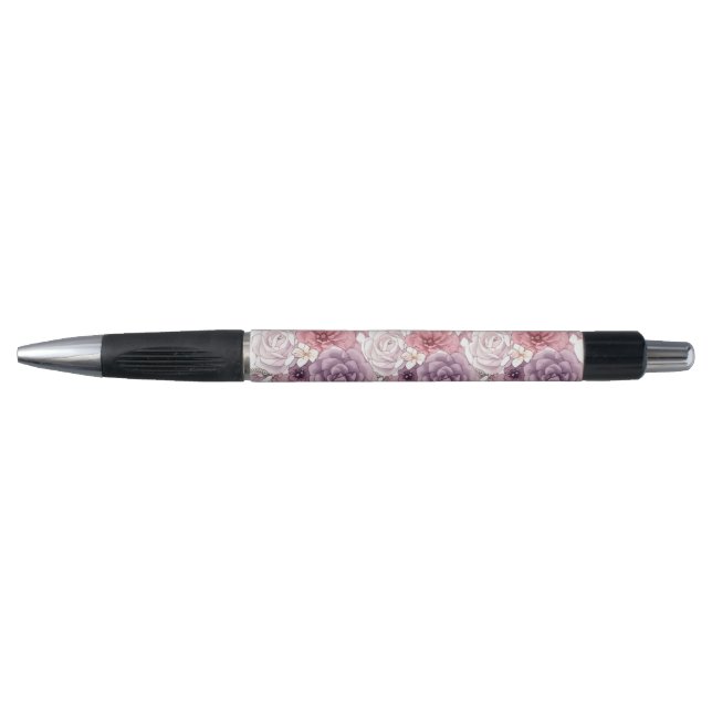 Girls Pretty Ponies Pastel Floral Horse Pen (Front)