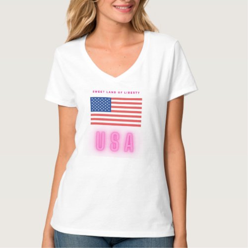 girls proud nation  T_Shirt