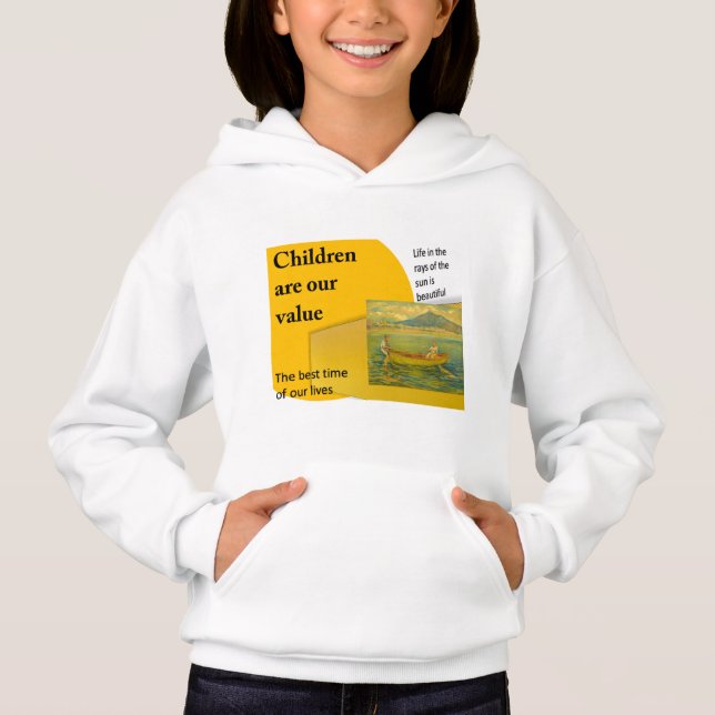 Girl's Pullover Hoodie (Front)