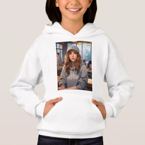 Girls Pullover Hoodie Embrace Comfort with Trendy