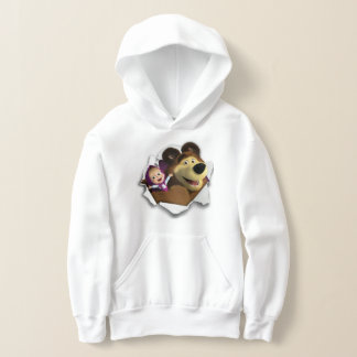 Girl's Pullover Hoodie Masha and the Bear
