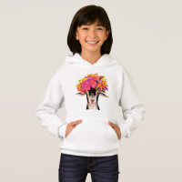 Girls Pullover Hoodie Posey the Goat