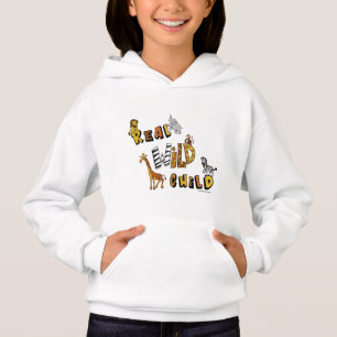 Girl's Pullover Hoodie - Real Wild Child