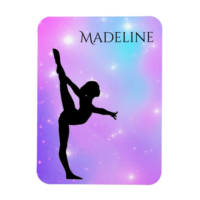 Girls Purple Gradient   Magnet (Vertical)