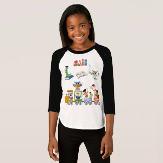 Girls' Raglan School Owls T-Shirt