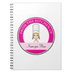 Girl&#39;s Recipe Notebook Personalized #1 at Zazzle