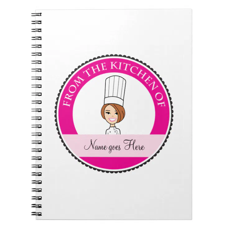 Girl's Recipe Notebook Personalized #2 | Zazzle