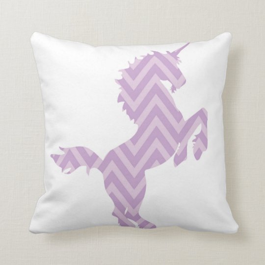 Girls Reversible Purple Unicorn Pillow Zazzle