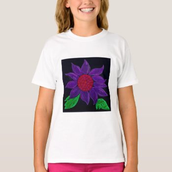 Girl's Ringer Tee- Blooming Abundance & Prosperity T-shirt by rlwinkelmann at Zazzle
