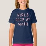 Girls Rock At Math T-Shirt