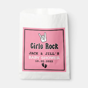 GIRLS ROCK Baby Shower Favor Bag