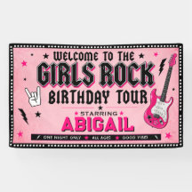 Girls Rock Birthday Tour Welcome
