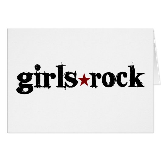 Girls Rock Cards (Front Horizontal)