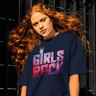 Girls Rock in Sweden Rock T-Shirt