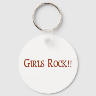 Girls Rock! Keychain