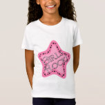 Girls Rock Pink Star T-shirt at Zazzle
