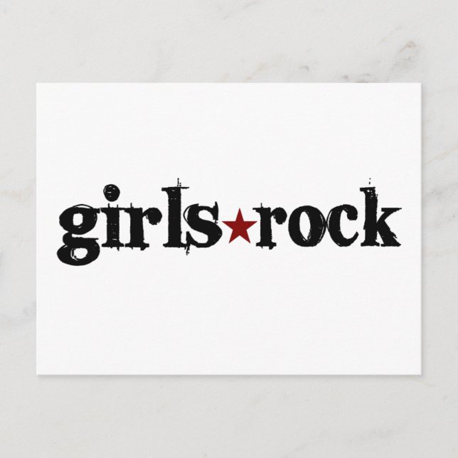 Girls Rock Postcard (Front)