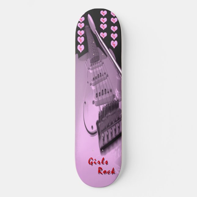 Girls Rock Skateboard Deck (Front)