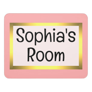 Girl's Room Door Sign