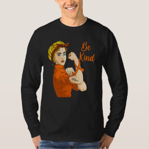 Girls Rosie The Riveter Kindness  For Women Be Kin T-Shirt