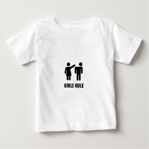 Girls Rule Baby T-Shirt
