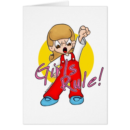 Girls Rule Card