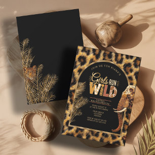Girls Run Wild Safari Bachelorette ID1148 Invitation
