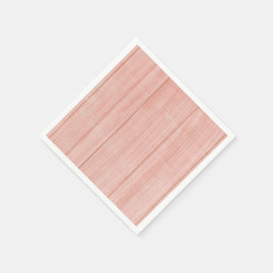 Girl's Rustic Pink Wood Shabby Chic Tea Party Napkins