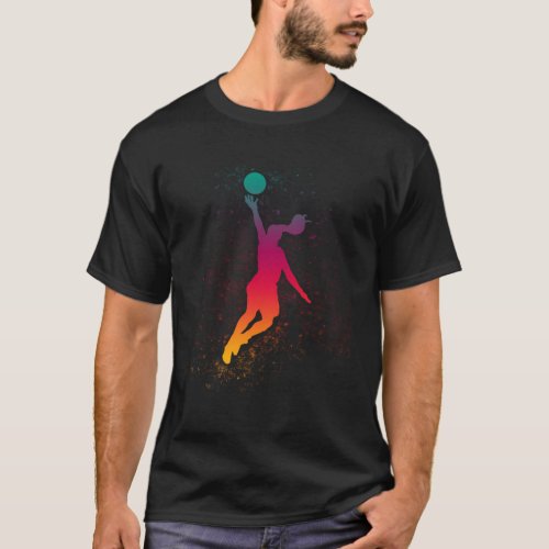 GirlS S Basketball Layup Teen School Players T_Shirt