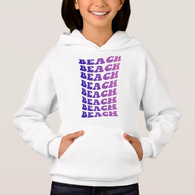 Girls shirt beach color design (Front)