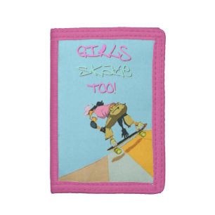 Girls Skate Too! Wallet