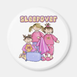 Girls Sleepover Magnet
