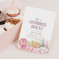 Girls' Slumber Pink Pajama Birthday Party