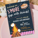 Girls S'more Bonfire Smore Fun Friends Camping Invitation<br><div class="desc">Pink Camping Birthday Invitation,  Pink Camping Party Invite,  Pink Smore Fun Invite,  Girls Backyard Camping Invite,  Pink Girls Campfire Party,  Instant Download Personalized

smore fun,  smores birthday,  bonfire birthday,  backyard bonfire,  camping birthday,  smore party,  smore fun with friends,  outdoor birthday,  movie night,  backyard party</div>