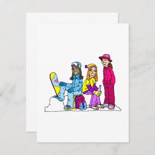 Girls Snowboarding Team (Front/Back)