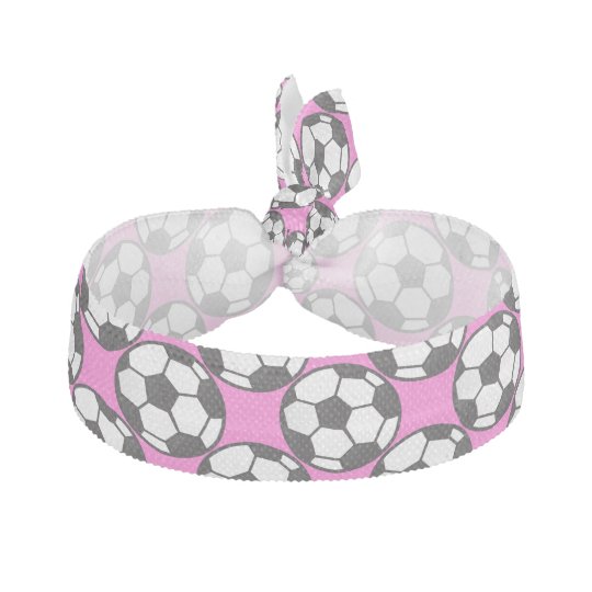 Girls Soccer Balls Hair Tie Zazzle Com