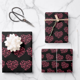 Girls Soccer Heart - Women Players Wrapping Paper Sheets